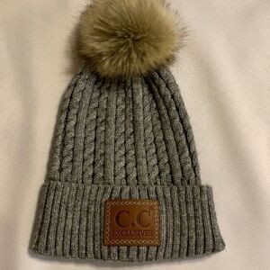 C.C Exclusives Beanie.  Gray & NWOT